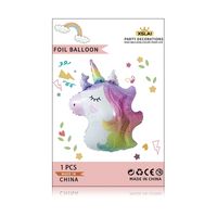 Cute Unicorn Aluminum Film Party Birthday Balloons sku image 7