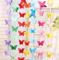Cute Butterfly Paper Holiday Party Decorative Props main image 1