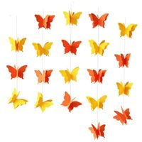 Cute Butterfly Paper Holiday Party Decorative Props main image 5
