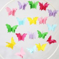 Cute Butterfly Paper Holiday Party Decorative Props sku image 10