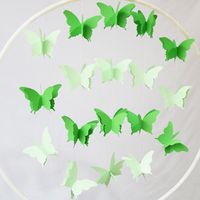 Cute Butterfly Paper Holiday Party Decorative Props sku image 11