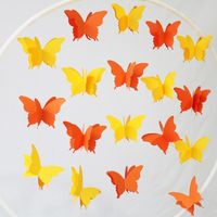 Süß Schmetterling Papier Ferien Gruppe Dekorative Requisiten sku image 13