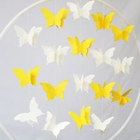 Cute Butterfly Paper Holiday Party Decorative Props sku image 16