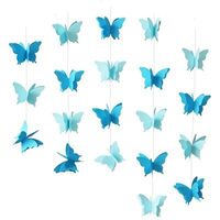 Cute Butterfly Paper Holiday Party Decorative Props sku image 5