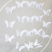 Cute Butterfly Paper Holiday Party Decorative Props sku image 9