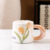 Elegant Flower Ceramics Mug sku image 4