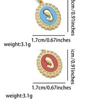 Vintage Style Simple Style Virgin Mary Copper Inlay Zircon 18k Gold Plated Charms main image 3