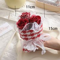 Pastoral Flower Bow Knot Soap Flower Party Date Festival Bouquet sku image 8