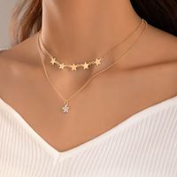 Occident And The United States Alloy Plating Necklace (alloy)  Nhgy0485-alloy main image 5