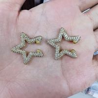 Wholesale Color Diamond Micro-inlaid Five-pointed Star Ear Clip Nihaojewelry sku image 15