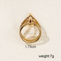 Retro Exaggerated Arrow Alloy Irregular Shiny Metallic Women's Rings main image 2
