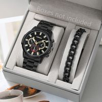 Casual Geometric Buckle Quartz Men's Watches main image 1