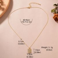 Ig Style Sweet Heart Shape Flower Copper 14k Gold Plated Pendant Necklace In Bulk main image 2