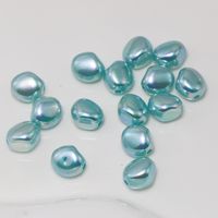 1 Piece Arylic UV Plating Solid Color Polished Beads main image 5