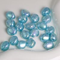 1 Piece Arylic UV Plating Solid Color Polished Beads sku image 1