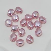 1 Piece Arylic UV Plating Solid Color Polished Beads main image 4