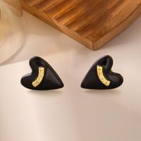 Simple Style Round Copper Gold Plated Ear Clips Ear Studs 1 Pair sku image 10