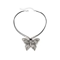 Estilo Vintage Mariposa Aleación Aleación De Zinc Mujeres Collar Colgante sku image 5