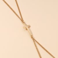 Simple Style Cross Alloy Plating Women's Body Chain main image 5