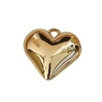 Simple Style Round Heart Shape Plastic Plating Charms main image 4