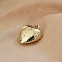 Simple Style Round Heart Shape Plastic Plating Charms sku image 18