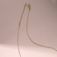 304 Stainless Steel 18K Gold Plated Vintage Style XUPING Beaded Plating Chain Solid Color Necklace main image 7