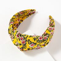 Women's Vintage Style Flower Cloth Hair Band sku image 1