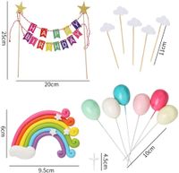 Birthday Cute Letter Paper Birthday Cake Decorating Supplies main image 4