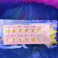 Birthday Cute Letter Paper Birthday Cake Decorating Supplies sku image 1