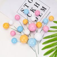 Cute Solid Color Foam Holiday Party Decorative Props main image 6