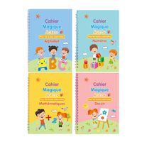 1 Jeu Lettre Apprentissage Blanc Carton Mignon Ensemble Stationnaire sku image 2