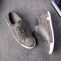 Men's Casual Solid Color Round Toe Skate Shoes main image 4