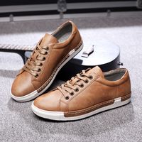 Men's Casual Solid Color Round Toe Skate Shoes main image 3