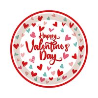 Valentine's Day Romantic Letter Heart Shape Paper Party Festival Tableware main image 3