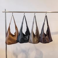 Women's Pu Leather Solid Color Streetwear Square Zipper Shoulder Bag main image 1