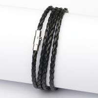 Vintage Style Geometric Solid Color Nylon Magnet Unisex Bracelets sku image 1