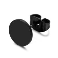 1 Piece Simple Style Geometric Round Plating Stainless Steel Ear Studs main image 5