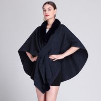 Women's Simple Style Commute Solid Color Acrylic Fiber/artificial Wool Patchwork Shawl sku image 12