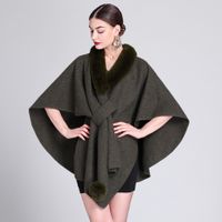 Women's Simple Style Commute Solid Color Acrylic Fiber/artificial Wool Patchwork Shawl sku image 11