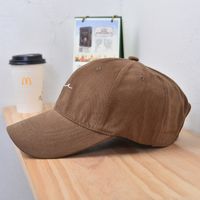 Unisex Vintage Style Simple Style Waves Embroidery Curved Eaves Baseball Cap main image 5