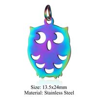 Simple Style Heart Shape Cat Stainless Steel Polishing Plating Jewelry Accessories sku image 26