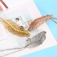 304 Stainless Steel 18K Gold Plated Casual Simple Style Plating Hollow Out Inlay Leaf Zircon Earrings Necklace main image 5