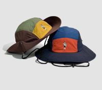 Unisex Original Design Karikatur Stickerei Breite Traufen Bucket Hat main image 1