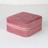 Simple Style Solid Color Composite Material Jewelry Boxes sku image 7