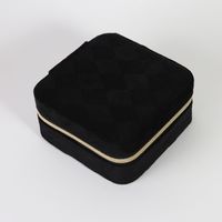 Simple Style Solid Color Composite Material Jewelry Boxes sku image 19