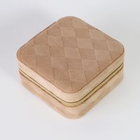 Simple Style Solid Color Composite Material Jewelry Boxes sku image 20