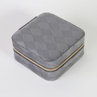 Simple Style Solid Color Composite Material Jewelry Boxes sku image 17