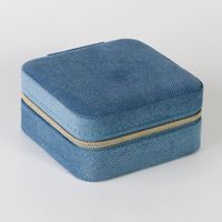 Simple Style Solid Color Composite Material Jewelry Boxes sku image 12
