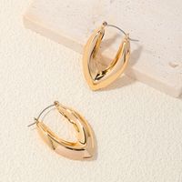 Wholesale Jewelry Ig Style Simple Style Commute V Shape Solid Color Alloy Earrings main image 7