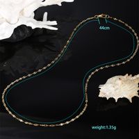 304 Stainless Steel 18K Gold Plated Vintage Style XUPING Plating Chain Solid Color Necklace main image 2